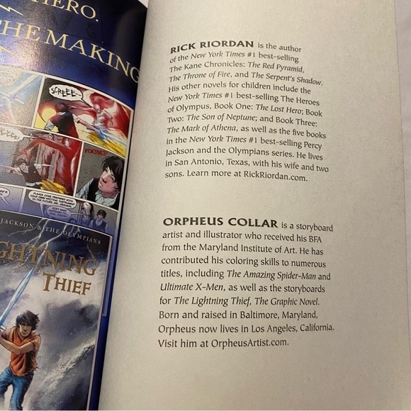The Red Pyramid By Rick Riordan Adapted By Orpheus Collar Graphic Novel - Picture 4 of 5
